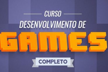 Capa do Curso de Desenvolvimento de Jogos Danki Code completo com arte de game pixelado e código em destaque.