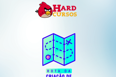 Capa do Treinamento Rota da Criação de Conteúdo de Ramon Campos com símbolos de criatividade e digital.